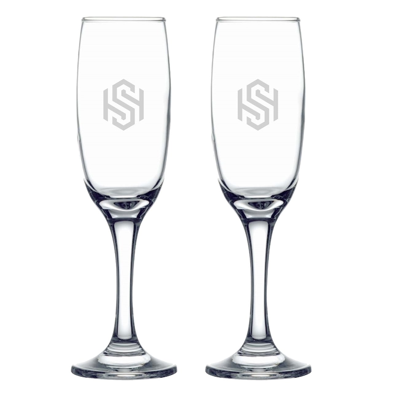 Picture of Imperial 7oz Champagne Flute / Set of 2 - Etched