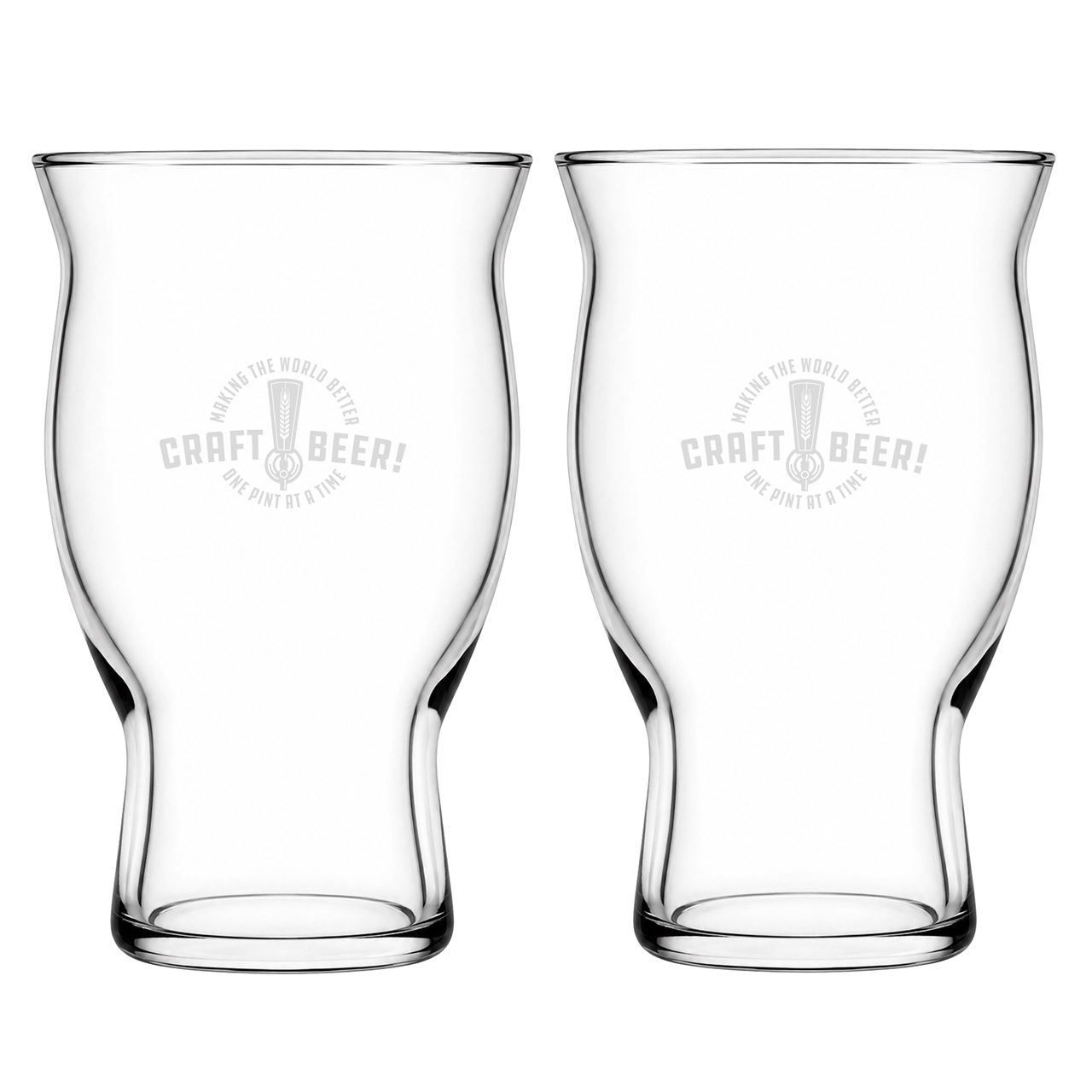 Picture of Revival 20oz stacking craft pilsner / Set of 2 - Etched