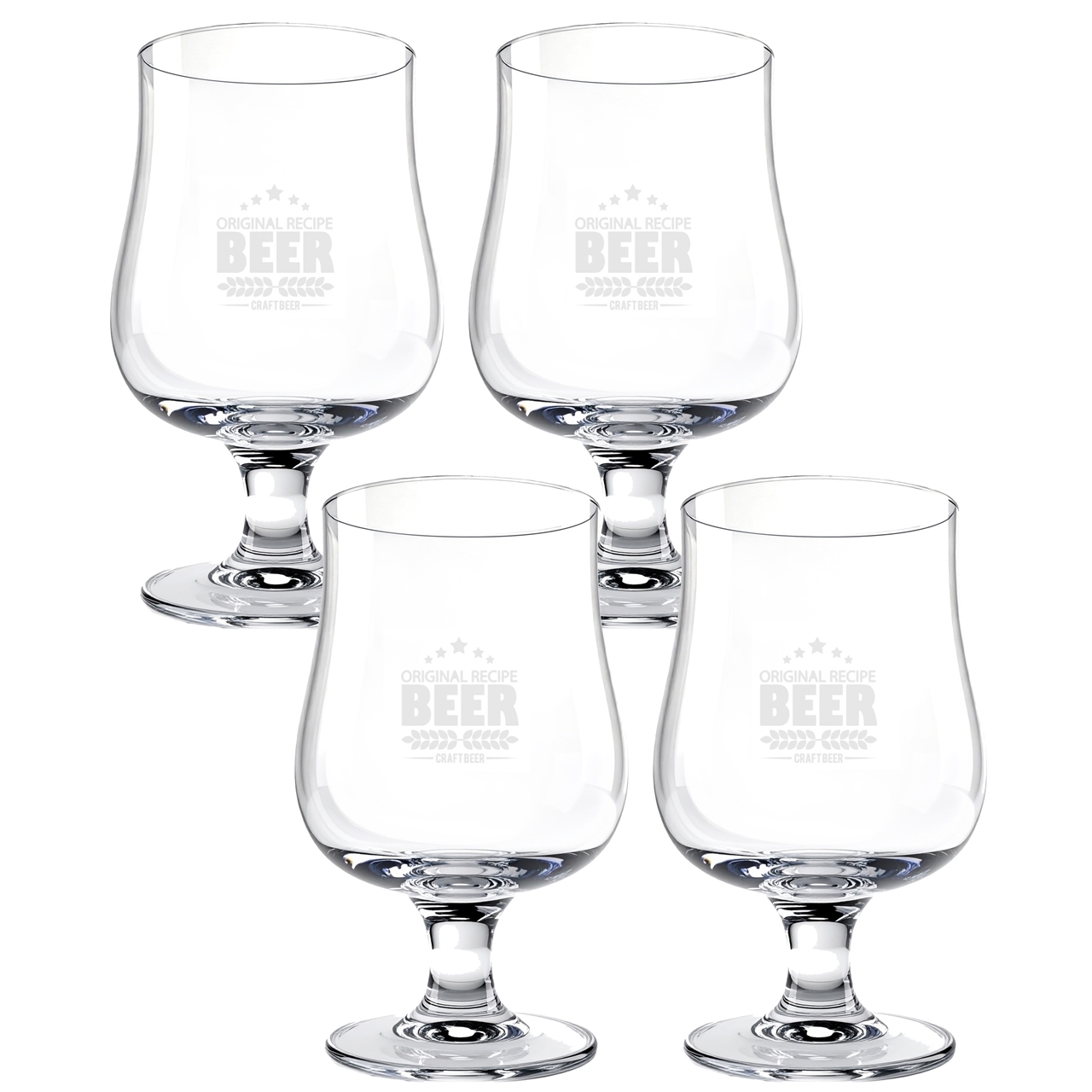 Picture of Belgium Craft 15.75oz / Set of 4 - Etched