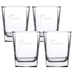 Picture of Square Tumbler 12oz / Set of 4 - Etched