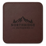 Picture of Single Leather Coasters 3.5" x 3.5"