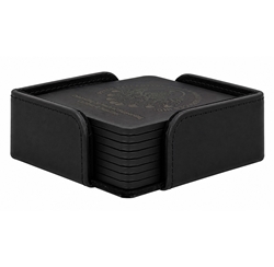 Picture of Set of 8 Leather Coasters