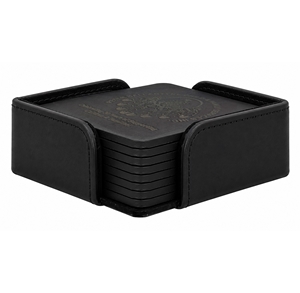 Picture of Set of 8 Leather Coasters