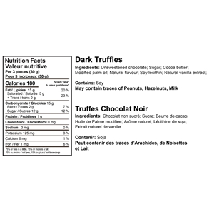 Picture of Dark Chocolate Signature Truffles