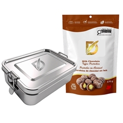 Picture of Spirit Lunch Box with Milk Chocolate Toffee Pistachios