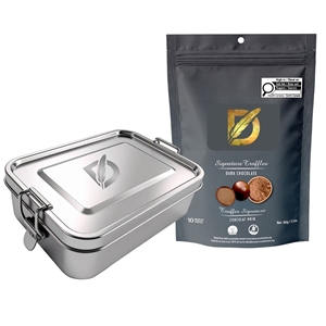 Picture of Spirit Lunch Box with Milk Chocolate Toffee Pistachios