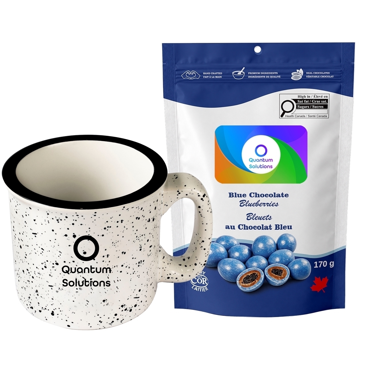 Picture of Camper 15oz Ceramic Mug with Blue Chocolate Blueberries