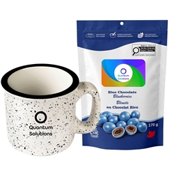 Picture of Camper 15oz Ceramic Mug with Blue Chocolate Blueberries