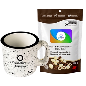 Picture of Camper 15oz Ceramic Mug with Milk Dark and White Chocolate Coffee Beans