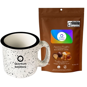 Picture of Camper 15oz Ceramic Mug with Milk Dark and White Chocolate Coffee Beans