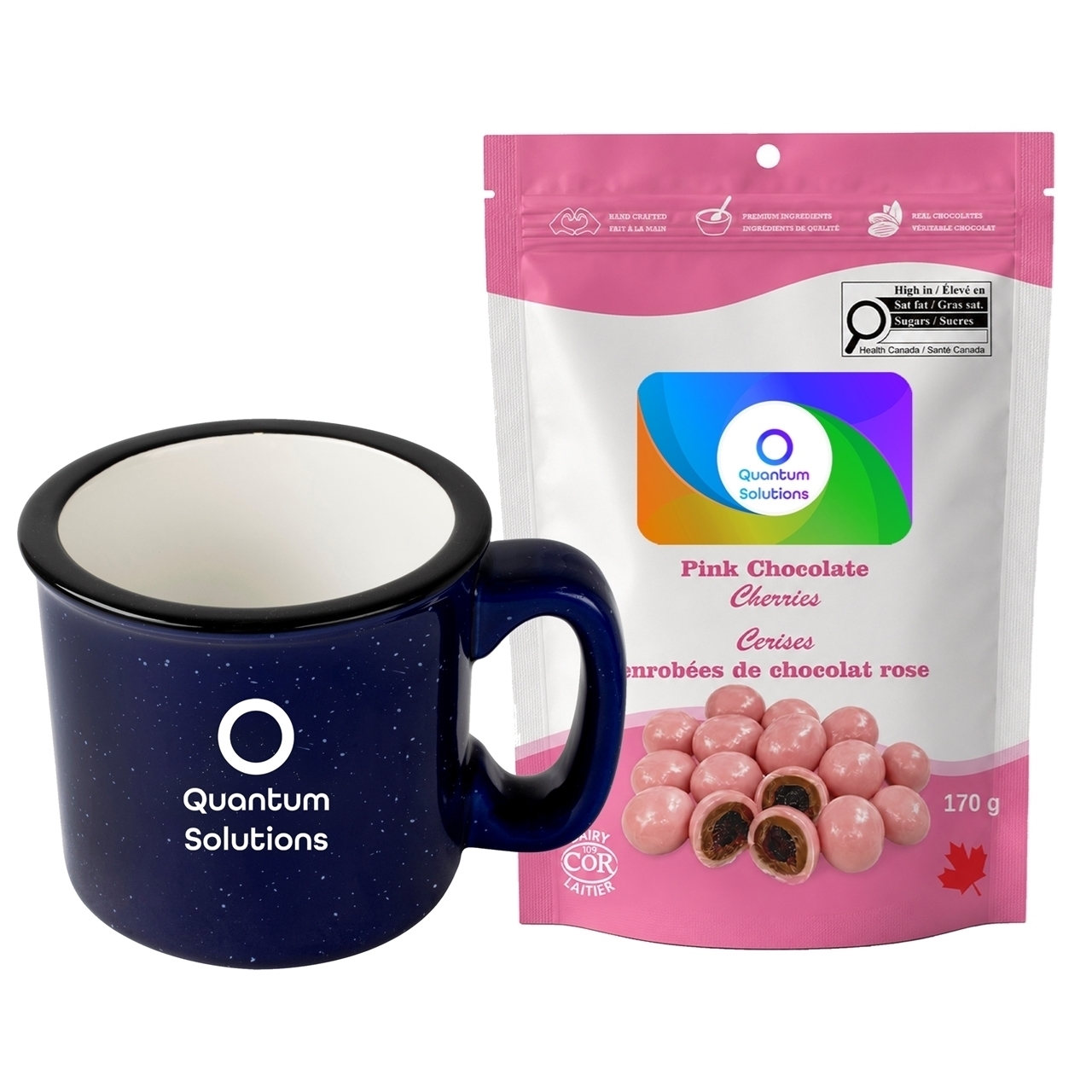 Picture of Camper 15oz Ceramic Mug with Pink Chocolate Cherries