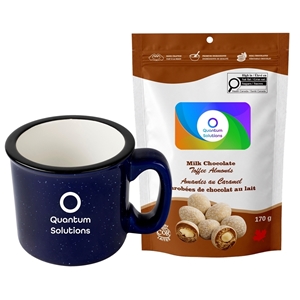 Picture of Camper 15oz Ceramic Mug with Milk Dark and White Chocolate Coffee Beans