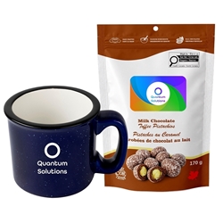 Picture of Camper 15oz Ceramic Mug with Milk Chocolate Toffee Pistachios
