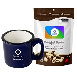 Picture of Camper 15oz Ceramic Mug with Milk Dark and White Chocolate Coffee Beans