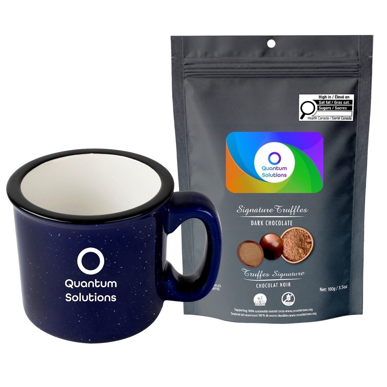 Picture of Camper 15oz Ceramic Mug with Dark Chocolate Signature Truffles
