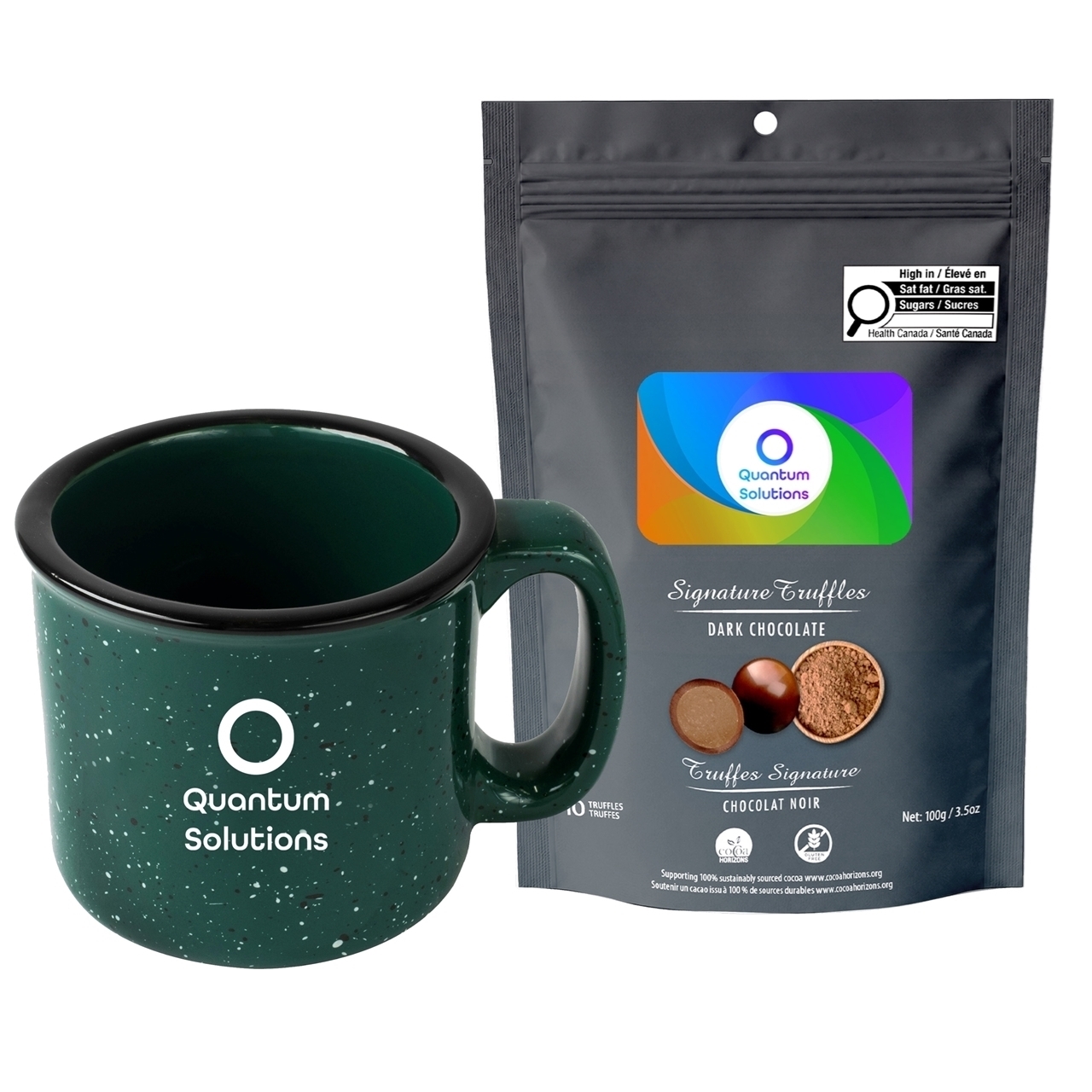 Picture of Camper 15oz Ceramic Mug with Dark Chocolate Signature Truffles