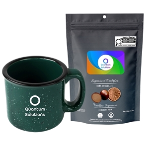 Picture of Camper 15oz Ceramic Mug with Milk Dark and White Chocolate Coffee Beans