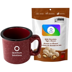 Picture of Camper 15oz Ceramic Mug with Milk Dark and White Chocolate Coffee Beans
