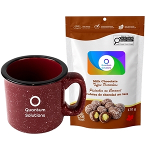 Picture of Camper 15oz Ceramic Mug with Milk Dark and White Chocolate Coffee Beans