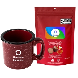 Picture of Camper 15oz Ceramic Mug with Milk Dark and White Chocolate Coffee Beans