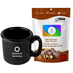 Picture of Camper 15oz Ceramic Mug with Milk Chocolate Toffee Pistachios