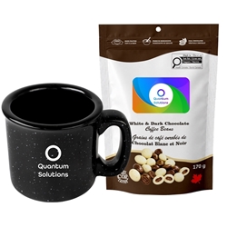Picture of Camper 15oz Ceramic Mug with Milk Dark and White Chocolate Coffee Beans
