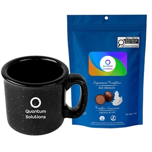 Picture of Camper 15oz Ceramic Mug with Milk Dark and White Chocolate Coffee Beans