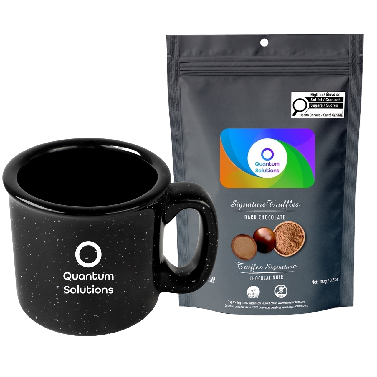 Picture of Camper 15oz Ceramic Mug with Dark Chocolate Signature Truffles