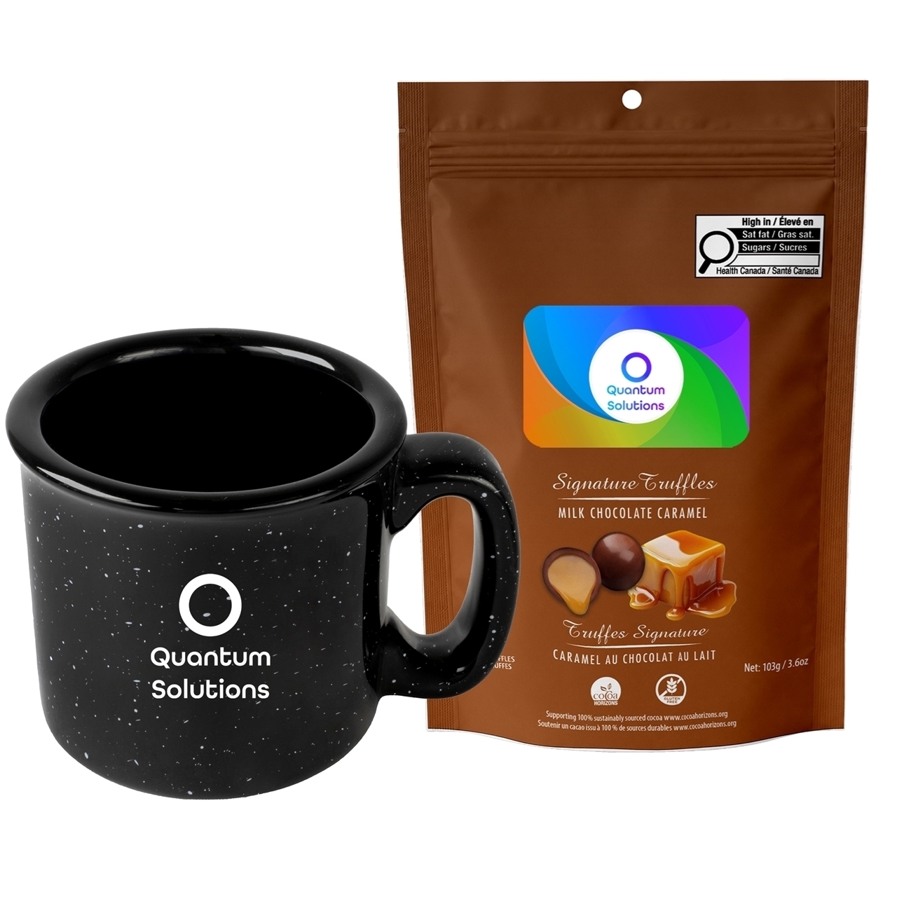 Picture of Camper 15oz Ceramic Mug with Milk Chocolate Caramel Signature Truffles