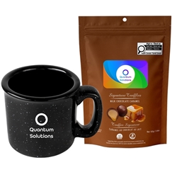 Picture of Camper 15oz Ceramic Mug with Milk Chocolate Caramel Signature Truffles