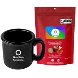 Picture of Camper 15oz Ceramic Mug with Milk Chocolate Maple Signature Truffles