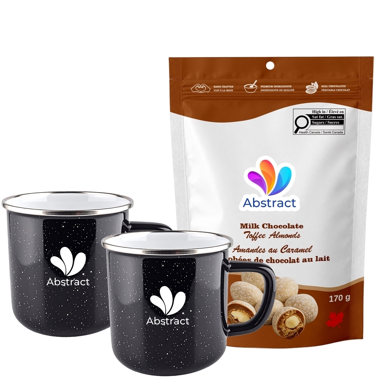 Picture of Happy Camper 18oz | Set of 2 with Milk Chocolate Toffee Almonds