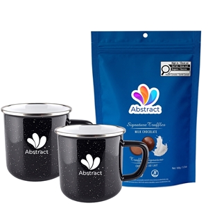 Picture of Happy Camper 18oz | Set of 2 with Milk Chocolate Maple Signature Truffles