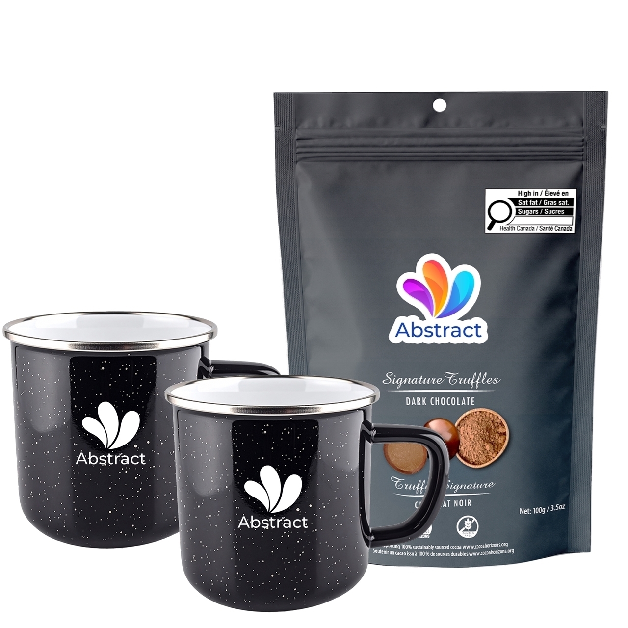 Picture of Happy Camper 18oz | Set of 2 with Dark Chocolate Signature Truffles