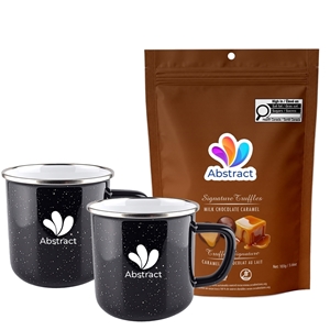 Picture of Happy Camper 18oz | Set of 2 with Milk Chocolate Maple Signature Truffles