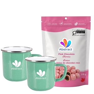 Picture of Happy Camper 18oz | Set of 2 with Milk Chocolate Maple Signature Truffles