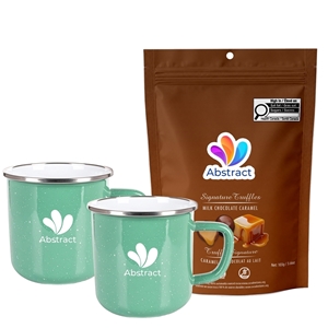 Picture of Happy Camper 18oz | Set of 2 with Milk Chocolate Maple Signature Truffles