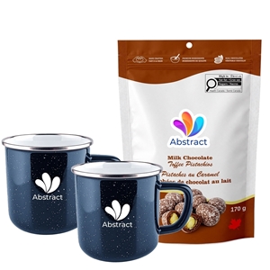 Picture of Happy Camper 18oz | Set of 2 with Milk Chocolate Maple Signature Truffles