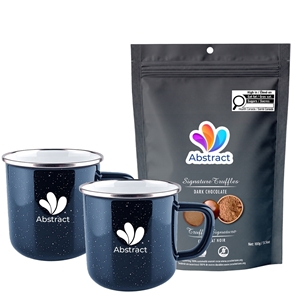 Picture of Happy Camper 18oz | Set of 2 with Milk Chocolate Maple Signature Truffles