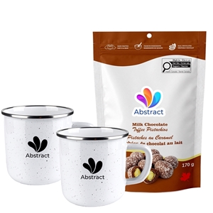 Picture of Happy Camper 18oz | Set of 2 with Milk Chocolate Maple Signature Truffles