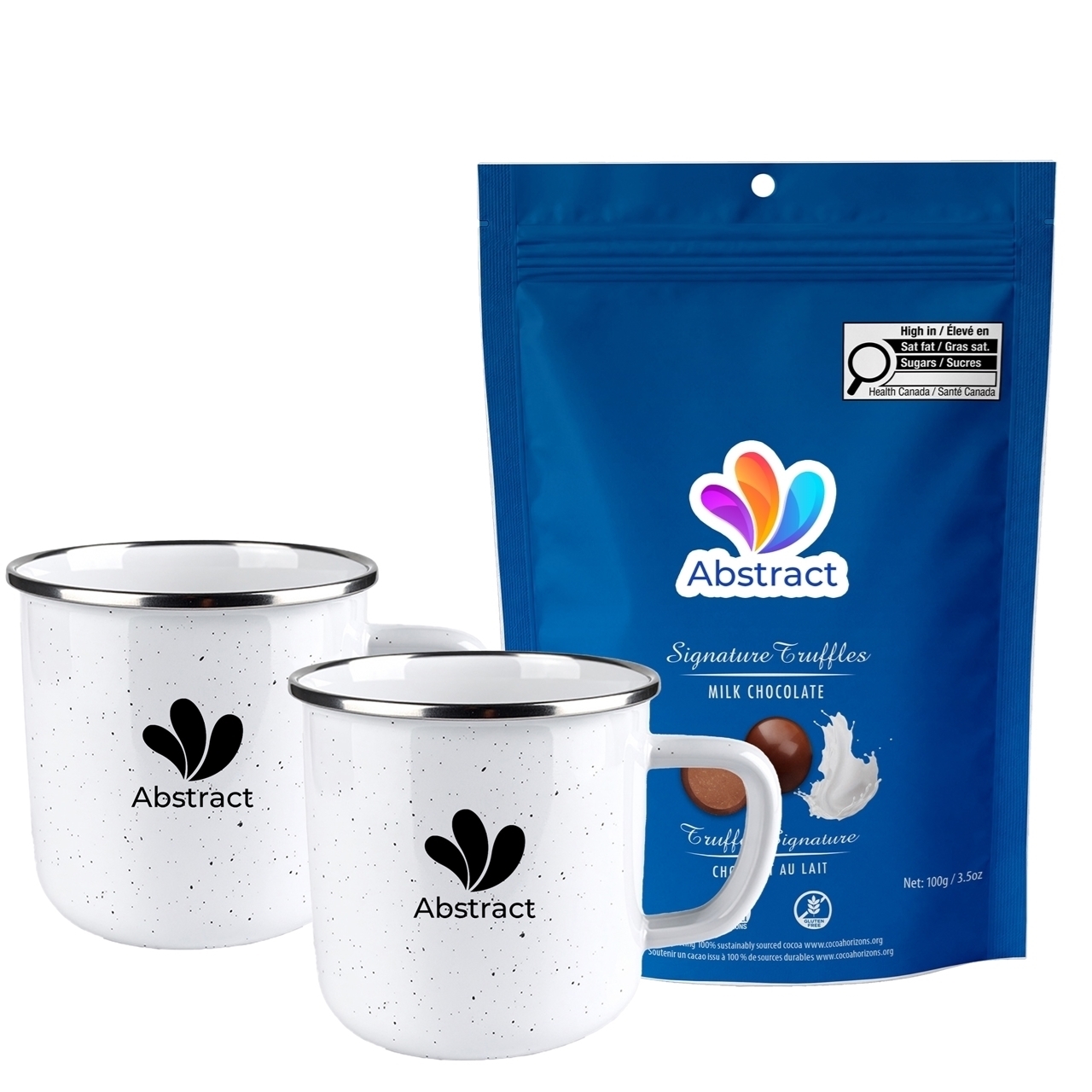 Picture of Happy Camper 18oz | Set of 2 with Milk Chocolate Signature Truffles