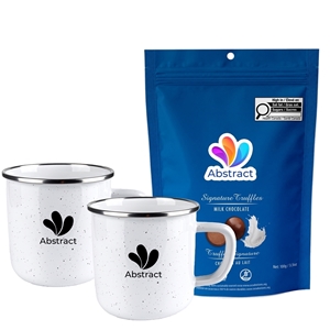 Picture of Happy Camper 18oz | Set of 2 with Milk Chocolate Maple Signature Truffles