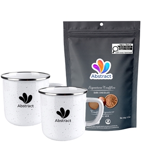 Picture of Happy Camper 18oz | Set of 2 with Milk Chocolate Maple Signature Truffles